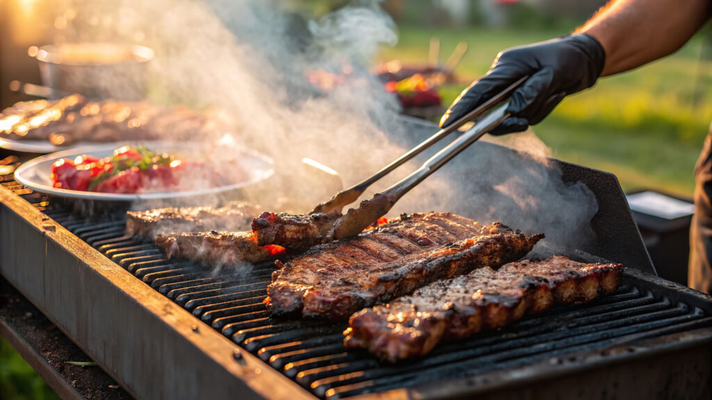 BBQ-grill på Krägga Herrgård
